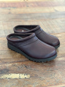Aigle Basilo letvægts læder clogs, mørkbrun