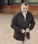 Beauly Tweed Shacket overshirt, brun