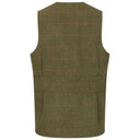 Berston skydevest, derby tweed, mørk grøn