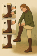 Dubarry Half Chap læder, Nutshell brun