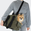 Hundetaske Turin, utility-style, olivengrøn