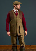 Combrook Mens Tweed Shooting Waistcoat, sage