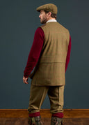 Combrook Mens Tweed Shooting Waistcoat, sage