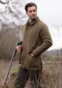 Combrook Mens Tweed Waterproof Coat, sage salviegrøn