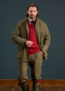 Combrook Mens Tweed Shooting Field Coat, reed