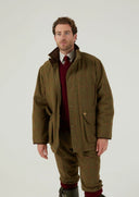 Combrook Mens Tweed Shooting Field Coat, sage salviegrøn
