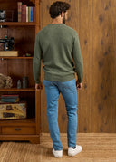 Dorset lammeulds sweater, classic fit, herre, landscape (kost/pris)