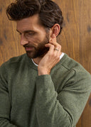 Dorset lammeulds sweater, classic fit, herre, landscape (kost/pris)