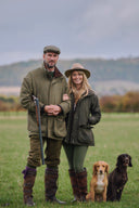 Ballinturbet Mens Tweed Shooting Coat GORE-TEX, Cedar