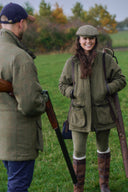 Ballynahinch Ladies Tweed Shooting Coat GORE-TEX, Heath
