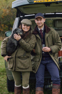 Ballynahinch Ladies Tweed Shooting Coat GORE-TEX, Heath