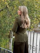 Mayland ladies hacking jacket, derby tweed, mørk grøn