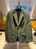 London blazer herre, genova fløjl, mosgrøn