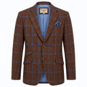 London tweed blazer, Harris Tweed, lords overcheck farve 672