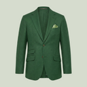 London blazer, silke, grøn, farve 34