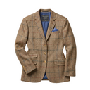 Carola blazer dame, ren silke, sand med overtern, farve 222