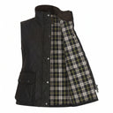 Haxby Ladies Wax Diamond Quilted Gilet vest, olivengrøn