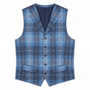 Wales tweed vest, Harris Tweed, jeans herringbone 612