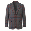 London tweed blazer, Harris Tweed, royal check 619