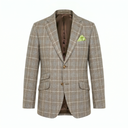 London blazer herre, cashmere, natur tern