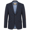 London tweed blazer, Harris Tweed, Royal navy tweed, farve 676