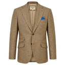 London blazer, silke, sand m. blå overtern farve 272