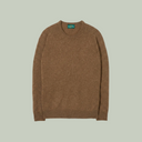 Dorset lammeulds sweater, classic fit, herre, driftwood