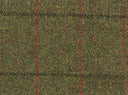 London tweed blazer, Harris Tweed, grøn med rød overtern 633