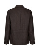 Beauly Tweed Shacket overshirt, brun