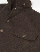 Beauly Tweed Shacket overshirt, brun
