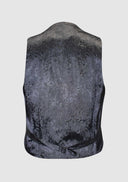 Iain vest, grey/blue check, Harris Tweed