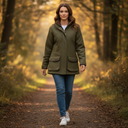 Ballynahinch Ladies Tweed Shooting Coat GORE-TEX, Heath