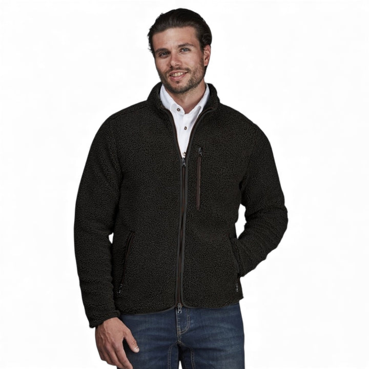 Victor Pile Fleece Jacket, mørk brun