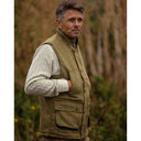 Barrington Country Waistcoat, derby tweed, vest, lys salvie