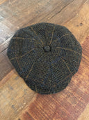 Carloway grøn Harris Tweed bakerboy hat