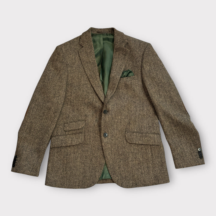 London tweed blazer, Harris Tweed, country herringbone 624