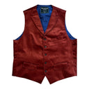 Wales fløjls vest, bomuld, burnt orange