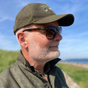 Baseball Cap, wax cotton, grøn