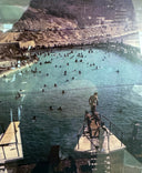 Badeshorts Italian Seventies, mørk grøn