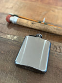 Lommelærke, gunmetal, i gaveæske