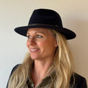 Adventurer Felt Fedora Hat - marineblå
