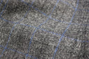 Iain vest, grey/blue check, Harris Tweed