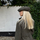 Carloway brun Harris Tweed bakerboy hat