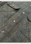 Jack overshirt, grøn, Harris Tweed