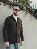 Beauly Tweed Shacket overshirt, brun