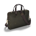 Light Waxed Laptop Bag, olivengrøn