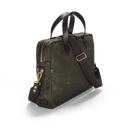 Light Waxed Laptop Bag, olivengrøn