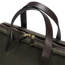 Light Waxed Laptop Bag, olivengrøn