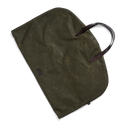 Light Waxed Suit Carrier, oliven