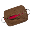 Light Waxed Suit Carrier, brun